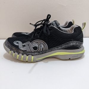 AHNU Yoga Sport Cross Training Shoes Womens Size 7 Black Mesh Flex Sneakers